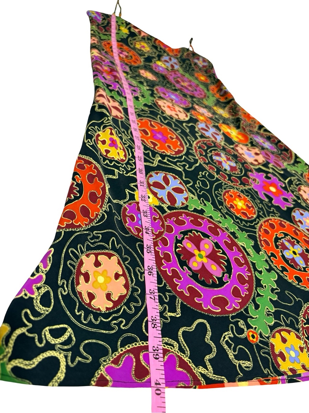 Natori Floral Medallion Slip Dress Y2K Abstract Print Midi - Picture 8 of 9
